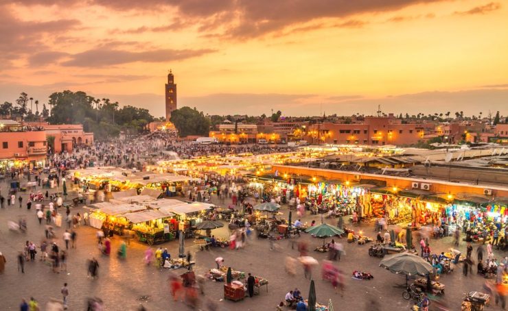 La place publique Jemaa el-fna